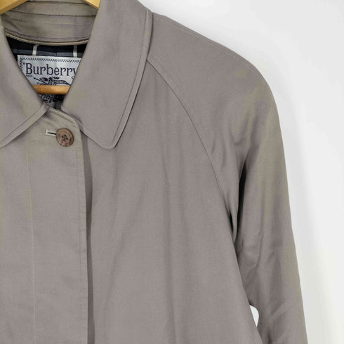 バーバリーズ BURBERRYS 裏地チェック ステンカラーコート レディース