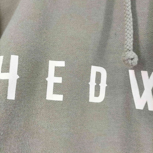 HEDWING フロントプリントプルオーバーパーカー メンズ