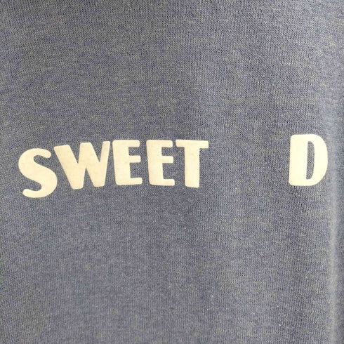 60-70s vintage 3段 ラバー×フロッキープリント ラグラン プルオーバーパーカー メンズ