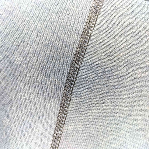 60-70s vintage 3段 ラバー×フロッキープリント ラグラン プルオーバーパーカー メンズ