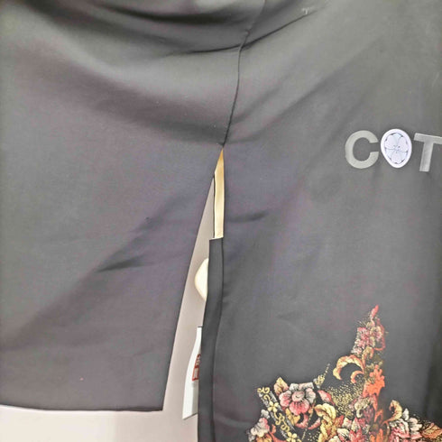 コートメール Cote mer 花柄刺繍 黒羽織 メンズ