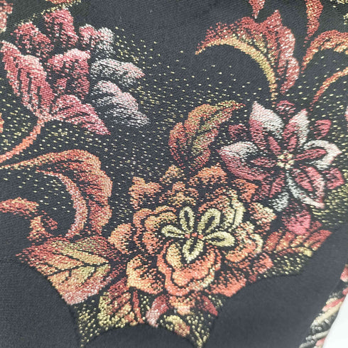 コートメール Cote mer 花柄刺繍 黒羽織 メンズ