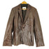 ザラ ZARA LIMITED EDITION LEATHER SUIT BLAZER フェイクレザー ジャケット メンズ US:38