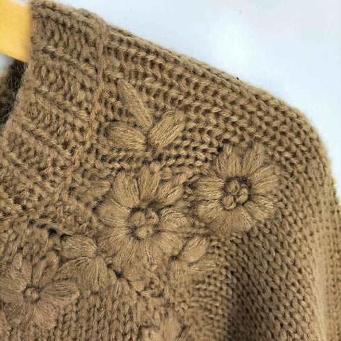 サマンサモスモス samansa Mos2 刺繍ニット レディース FREE