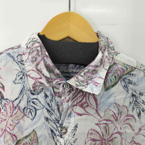 トミーバハマ Tommy Bahama S/S ボタニカル柄 アロハ シャツ メンズ JPN:XL