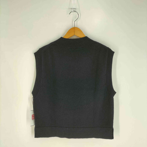 マーガレットハウエル MARGARET HOWELL 23AW WOOL CASHMERE SLIPOVER ウールカシミヤ モックネック ニットベスト レディース JPN:2