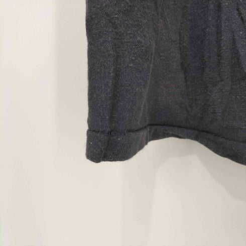 UKロックバンド 81年ツアー 裾/袖シングル クルーネックTシャツ メンズ