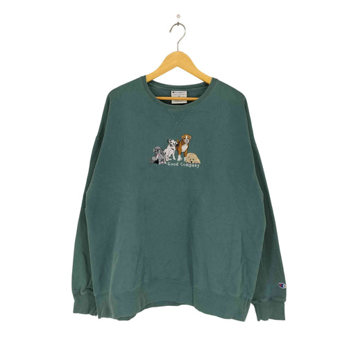 チャンピオン Champion Good Company Vガゼット フロント刺繍クルーネックスウェット メンズ 3XL