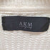 エーケイエム AKM ブロッキングプルオーバーコットンカシミヤニット メンズ JPN:S