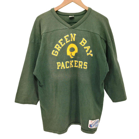 チャンピオン Champion 80s USA製 トリコタグ フットボールシャツ メンズ import:XL