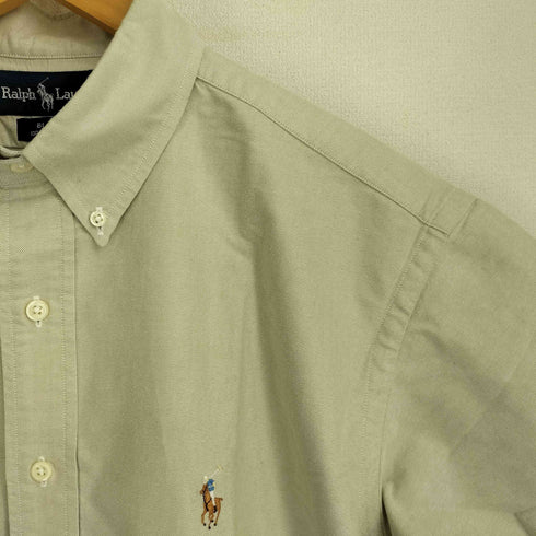 ラルフローレン RALPH LAUREN BLAKE ポニー刺繍 ボタンダウン S/S シャツ メンズ LL