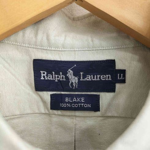 ラルフローレン RALPH LAUREN BLAKE ポニー刺繍 ボタンダウン S/S シャツ メンズ LL