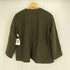 PECOLAMB ウール100 ポイントレザー ノーカラージャケット レディース FR:38