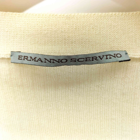 Ermanno Scervino 裾 袖 フレア リブニット カーディガン レディース