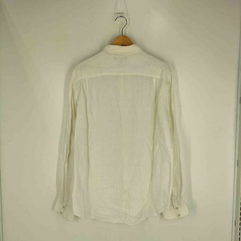 ギャップ Gap 00S OLD GAP リネン100% レギュラーカラーシャツ メンズ import:L