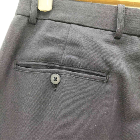 Cellini UOMO ポリ レーヨン 2タック スラックス パンツ 裾ダブル メンズ 31M