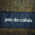 パドカレ pas de calais リネンウール ニットレイヤード ロングコート メンズ 38