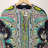 エトロ ETRO イタリア製 ペイズリー ボタンレス ノーカラージャケット レディース EUR:38