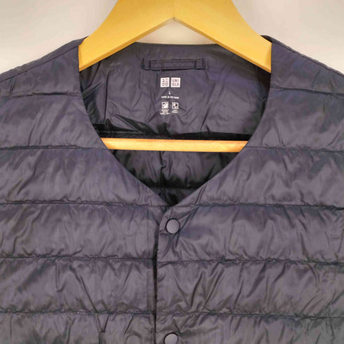 ユニクロ UNIQLO Ultra Light Down ウルトラライトダウンコンパクトVネックベスト メンズ JPN:L