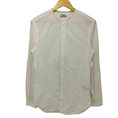 アクネストゥディオズ ACNE STUDIOS ノーカラー 比翼 L/S シャツ レディース EUR:46