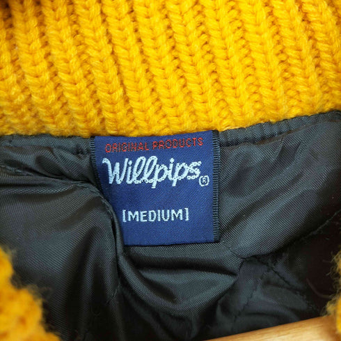ウィルピプス Willpips 裏地キルティングスタジャン メンズ M