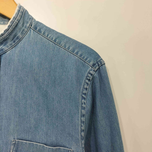 アクネストゥディオズ ACNE STUDIOS ノーカラー デニム L/S シャツ レディース EUR:44