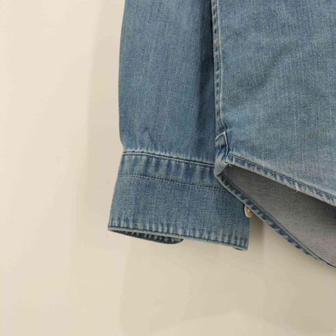 アクネストゥディオズ ACNE STUDIOS ノーカラー デニム L/S シャツ レディース EUR:44