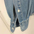 アクネストゥディオズ ACNE STUDIOS ノーカラー デニム L/S シャツ レディース EUR:44