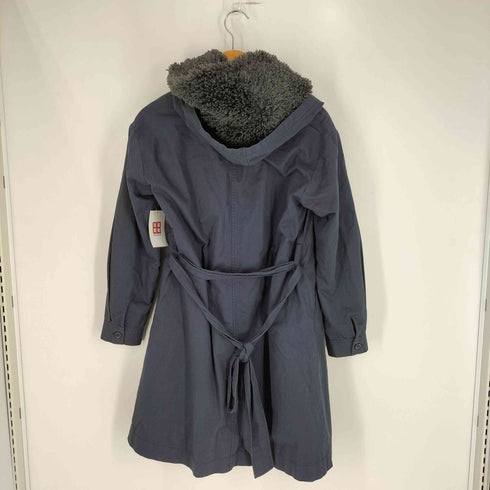 キャサリンハムネットロンドン KATHARINE HAMNETT LONDON ボアライナー フーデッド ラップコート レディース FREE