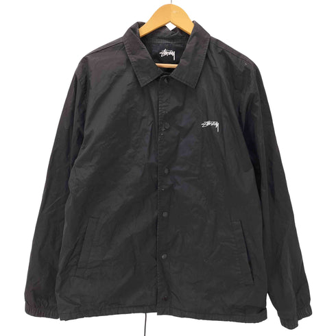 ステューシー Stussy ショーンフォト ロゴ 刺繍 コーチ ジャケット メンズ import:M