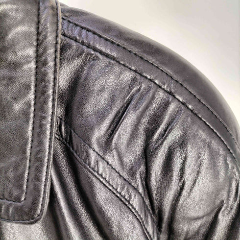 ウィンドアーマー Wind Armor lamb leather 中綿 ラムレザー ハーフコート メンズ import:S