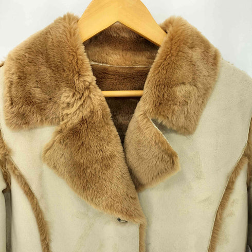 オット otto フェイクムートン コート レディース L