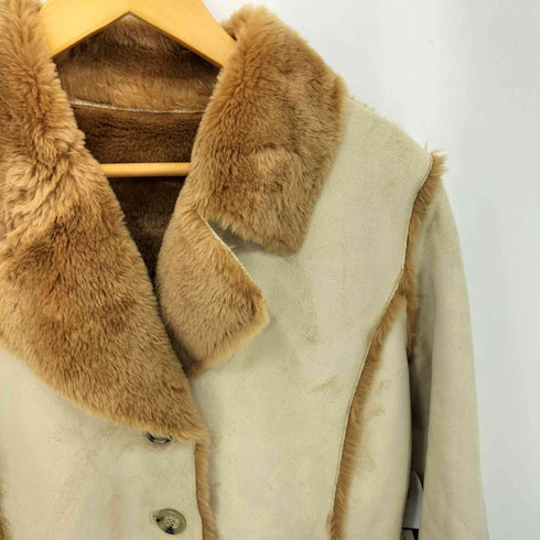 オット otto フェイクムートン コート レディース L