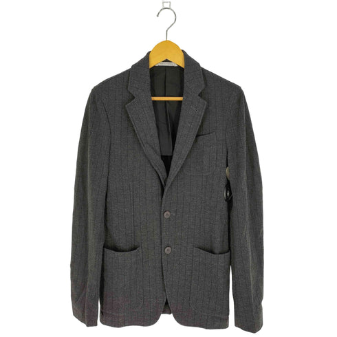 アルマーニコレツィオーニ ARMANI COLLEZIONI ルーマニア製 レーヨン ストライプ テーラードジャケット メンズ EUR:48