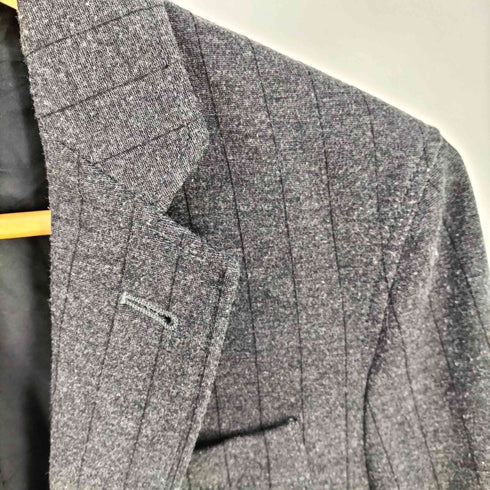 アルマーニコレツィオーニ ARMANI COLLEZIONI ルーマニア製 レーヨン ストライプ テーラードジャケット メンズ EUR:48