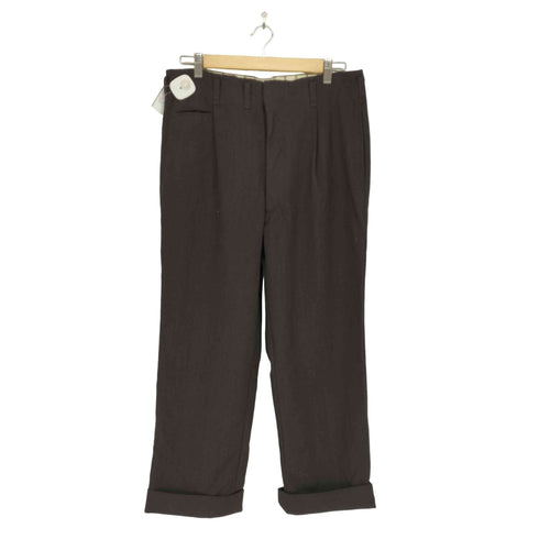 weary co. ltd 2タックロールアップスラックス メンズ