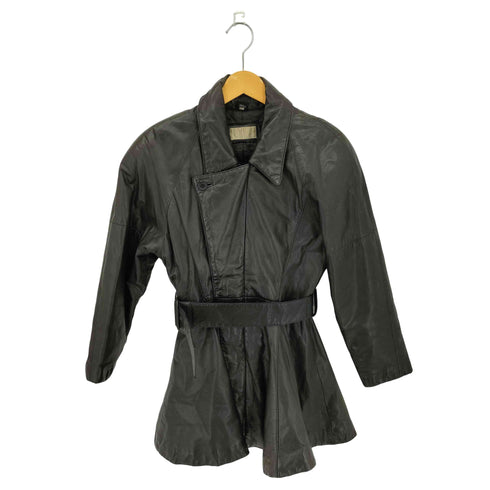 BILLY HOLIDAY カウレザーベルテッドコート レディース