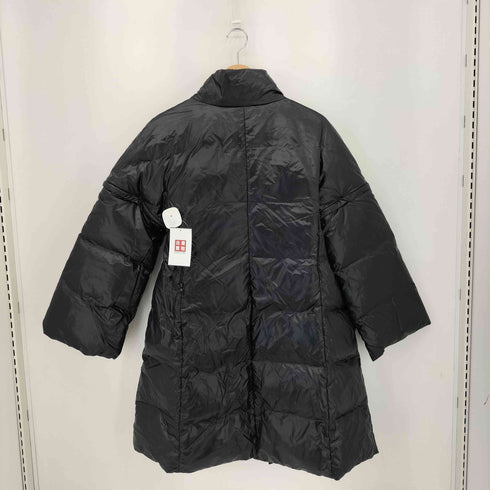 ポールカ PAULE KA GOOSE FEATHERS デタッチャブル ボタンレスダウンコート レディース 40