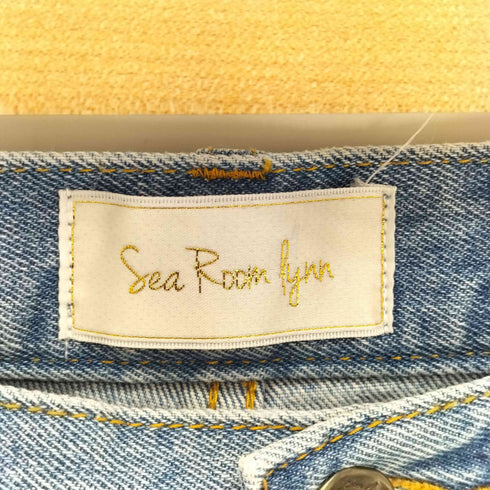 シールームリン Sea Room lynn サイドカット ボタンフライ デニム パンツ レディース 24