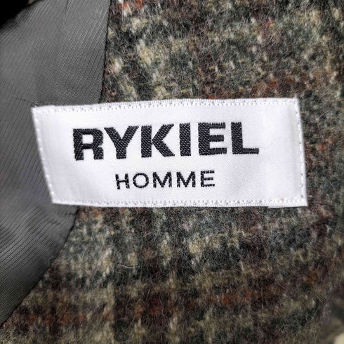 リキエルオム RYKIEL HOMME チェック柄 ハーフコート メンズ