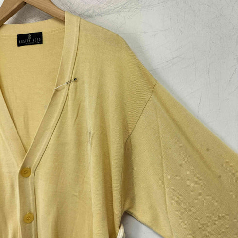 Austin Reed LONDON シルク100 Vネックカーディガン メンズ import:M