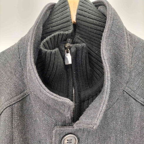 ザラマン ZARA MAN ニットドッキング スタンドカラーコート メンズ L