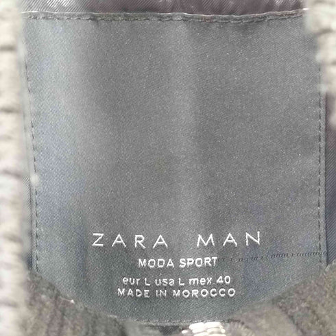 ザラマン ZARA MAN ニットドッキング スタンドカラーコート メンズ L