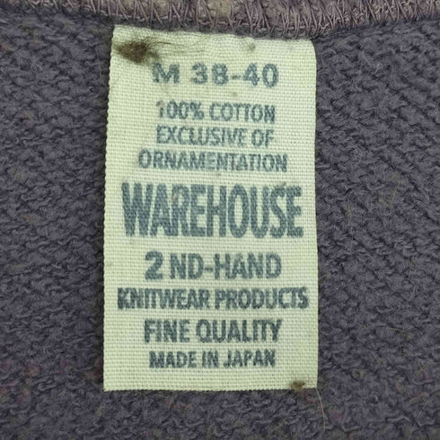 ウエアハウス WAREHOUSE 2ND HAND リメイク Vネック プリント 半袖パーカー メンズ JPN:M