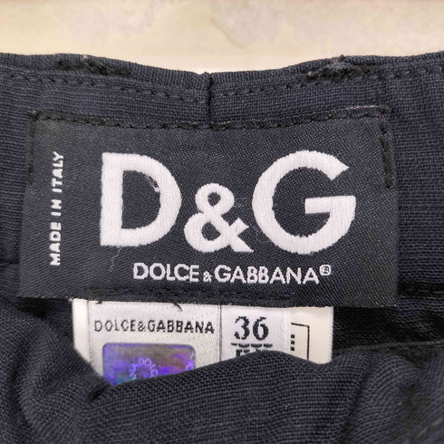 ディーアンドジードルチェアンドガッバーナ D&G DOLCE&GABBANA ウールワイドスラックス メンズ 36/50