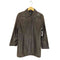 RANG MUSEE lamb leather ウォッシュ加工ラムレザー比翼ステンカラーコート レディース 9AR
