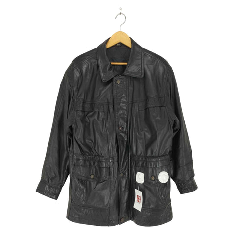 Jolly Mode real leather リアルレザーカーコート メンズ L