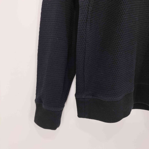 ディーゼル DIESEL S-PEWTER ワッフル クルーネックスウェット メンズ import:M