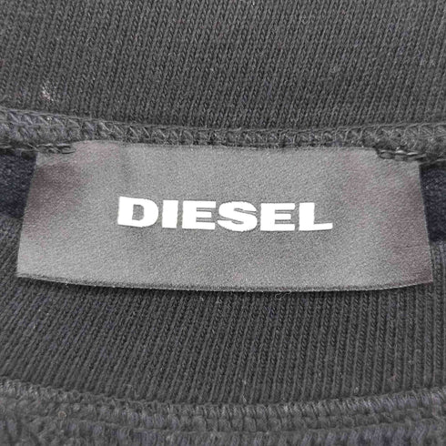 ディーゼル DIESEL S-PEWTER ワッフル クルーネックスウェット メンズ import:M