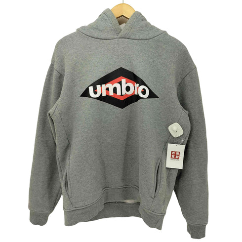 アンブロ UMBRO SWEAT HOODIE 両面ロゴプリント プルオーバー パーカー メンズ JPN:M